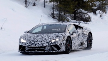 Lamborghini Huracan Superleggera поймали во время тестов