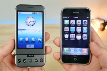 Сравнение iPhone 2G с первым Android-смартфоном [видео]