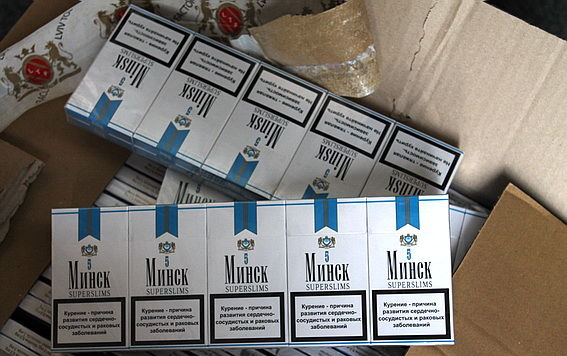 МВД изъяло в Закарпатской области рекордную партию контрабандных сигарет
