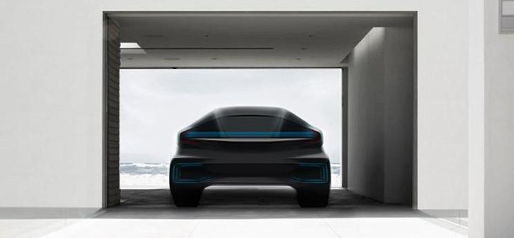 Американская Faraday Future представила тизер нового электромобиля