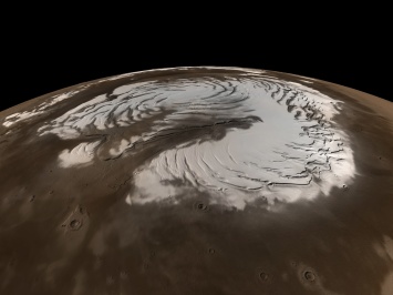 Получен снимок самого холодного места на Марсе