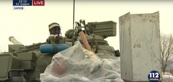 Украинцы создали танк для камикадзе - с газовым баллоном на видном месте