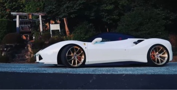 Ferrari 488 Spider получил выхлоп Armytrix и колеса HRE