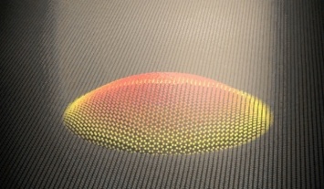 Нидерландские ученые создали беспиксельный дисплей на основе графеновых пузырей