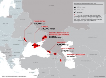 Евродепутат показал масштабы российской военной оккупации - инфографика