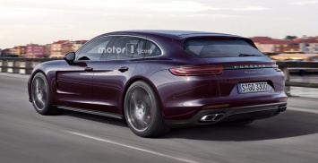 Опубликован очередной рендер Porsche Panamera Sport Turismo