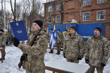 В николаевском учебном центре ВМС курсанты приняли присягу на верность украинскому народу