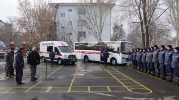 Спасателям Донетчины передали два новых спецавтомобиля (ФОТО)