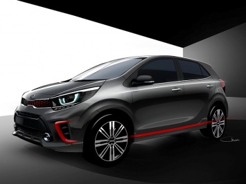 Компания Kia показала первые изображения нового Picanto