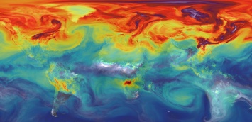 NASA показало на видео влияние углекислого газа на атмосферу Земли