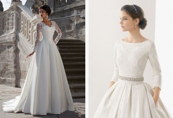 Свадебные платья с рукавами - какую модель выбрать?