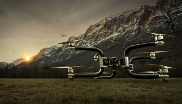 Новый норвежский дрон способен с легкостью транспортировать людей