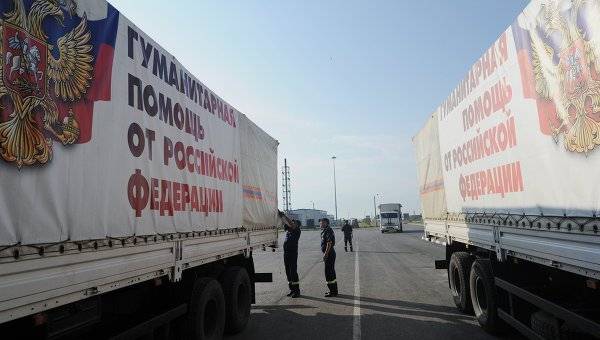 Машины с гуманитарной помощью для Донбасса прошли таможенное оформление - СМИ