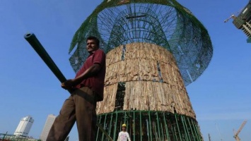 Шри-Ланка намерена побить рекорд по высоте искусственной рождественской ели