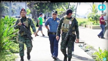 Взрыв гранаты возле церкви на Филиппинах: есть пострадавшие