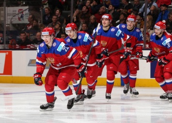 Сборная России по хоккею разгромила Латвию со счетом 9-1