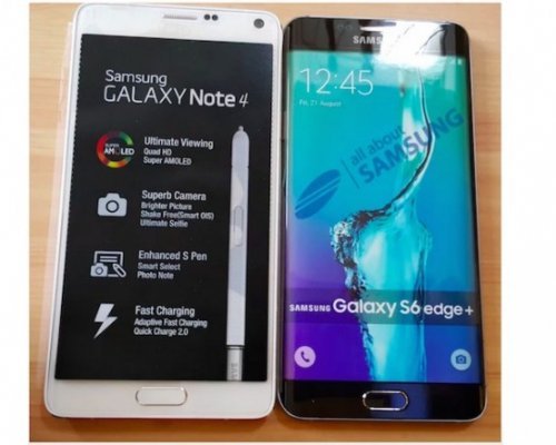 В Сети появились фото будущего Samsung Galaxy S6 edge+
