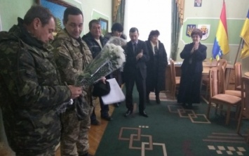 Боец с Херсонщины получил медаль "Защитнику Отечества"