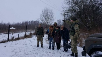 Пограничники задержали 4 нелегалов, которые штурмовали границу с Польшей (Фото)