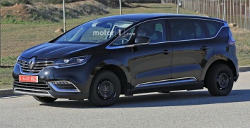 В сети опубликовали шпионские снимки обновленного минивэна Renault Espace