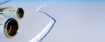 От шельфа Ларсена откололся гигантский айсберг