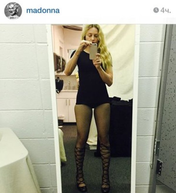 Мадонна удивила поклонников снимком без макияжа