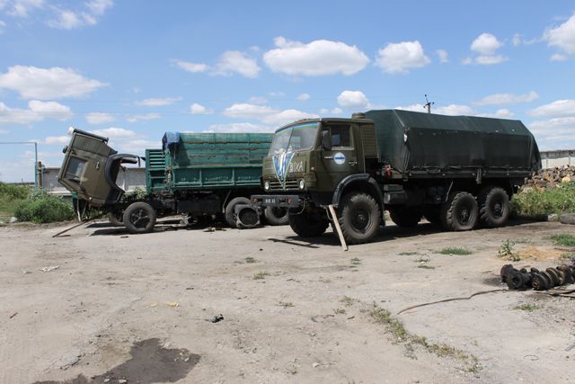 Технику военных ремонтируют на базе в Запорожской области