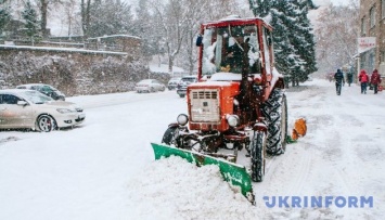 Военные помогут с уборкой снега в Ужгороде