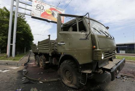 Пограничники задержали российского военного с КАМАЗом боеприпасов