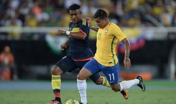 Дуду принес Бразилии победу над Колумбией в матче памяти Шапекоэнсе