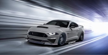 Опубликован рендер Shelby Mustang GT500 2019