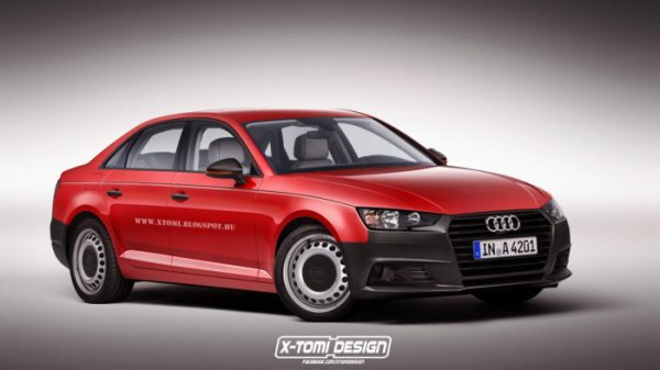 Визуализация бюджетного седана Audi A4 B9
