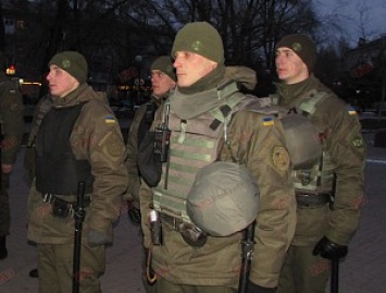 В Бердянске новобранцы Национальной гвардии торжественно заступили на дежурство