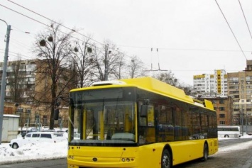 В Киеве появились новые тролейбусы