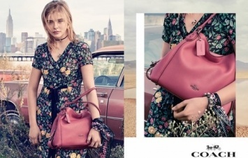 Хлоя Морец снялась в весенне-летней рекламной кампании Coach 2017