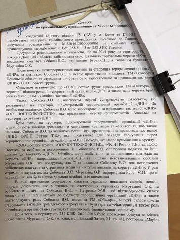 Активист подозревает депутата Киевсовета в финансировании терроризма: опубликован документ