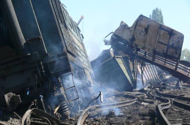 Боевики «ЛНР» подорвали железную дорогу на Луганщине