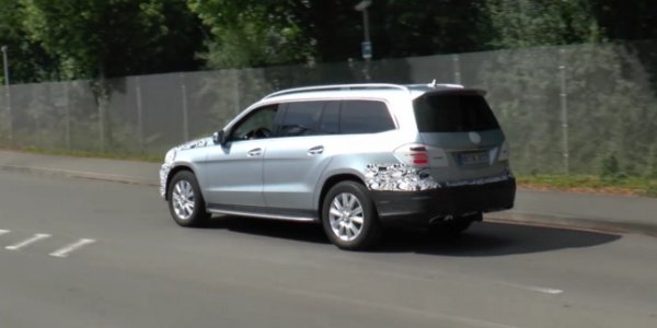 Внедорожник Mercedes GLS показали на видео (ВИДЕО)
