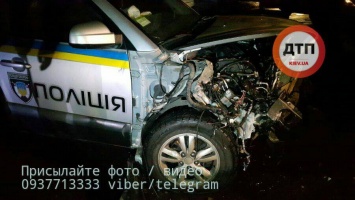 В Киеве ночью произошло похищение человека, угон авто с погоней и ДТП