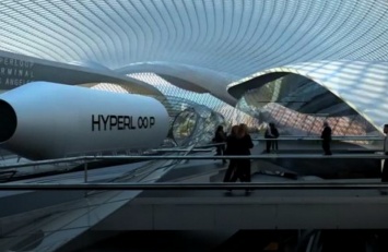 SpaceX показала движение в вакуумном туннеле Hyperloop в 3D