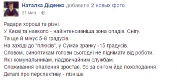 Киевлян призвали готовиться к худшему. Снег будет сыпать до вечера