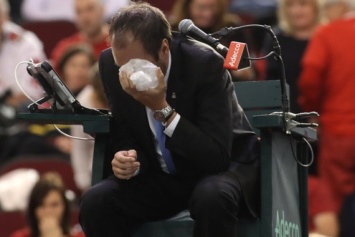 Канадский теннисист со злости запустил мяч в лицо судьи