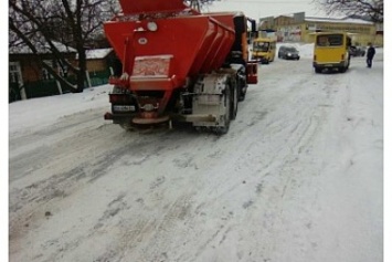 Новый пескоразбрасыватель МАЗ прибыл в Кропивницкий