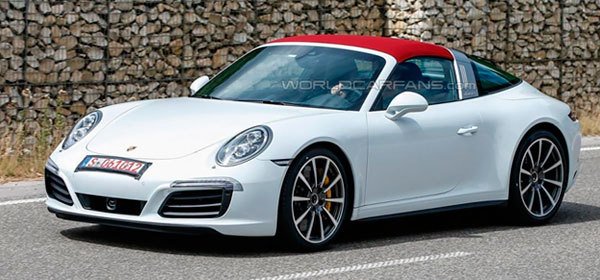 Обновленный Porsche 911 Targa замечен без камуфляжа