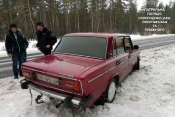 В Северодонецке горе-водитель попытался сбежать от полиции на своих двоих