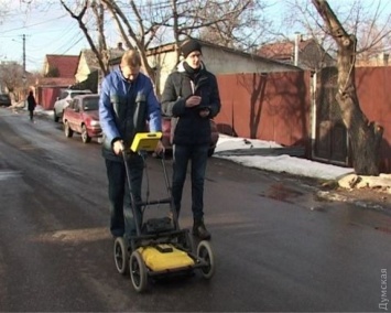 В Одессе водопроводчики ищут незаконные врезки при помощи георадара