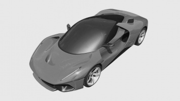 В Италии запатентовали новое купе от Ferrari