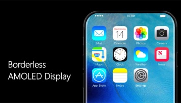 Новый концепт демонстрирует будущий iPhone 8 c безрамочным экраном и iOS 11 [видео]