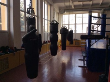 Школе в Запорожской области подарили боксерские груши