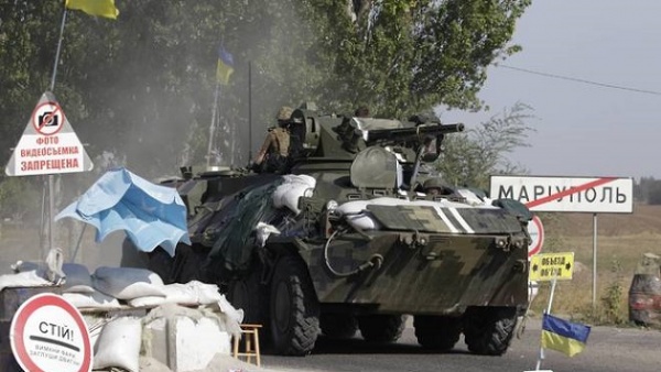 Украинские военные оттесняют боевиков на Мариупольском направлении